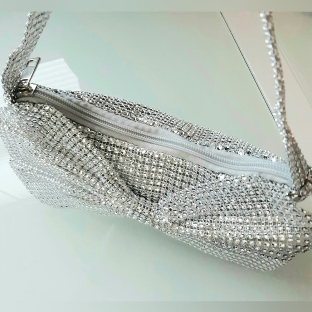 NWT Rhinestone Bow Mini Bag - Picture 4 of 8